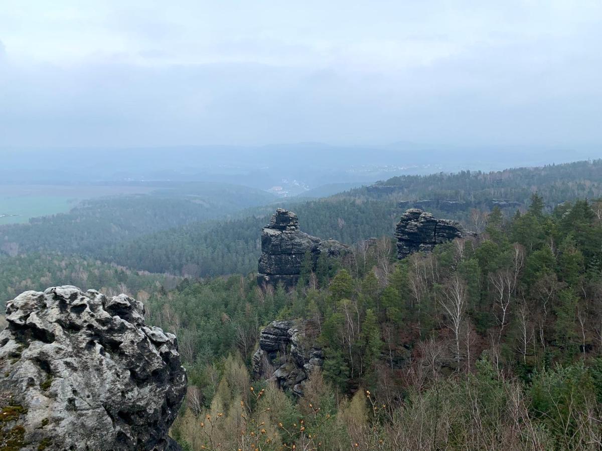 Ferienwohnung Am Malerweg Königstein an der Elbe Dış mekan fotoğraf